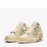 Air Jordan 4 x Off-White (Sail) - Image 2