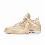 Air Jordan 4 x Off-White "Sail"