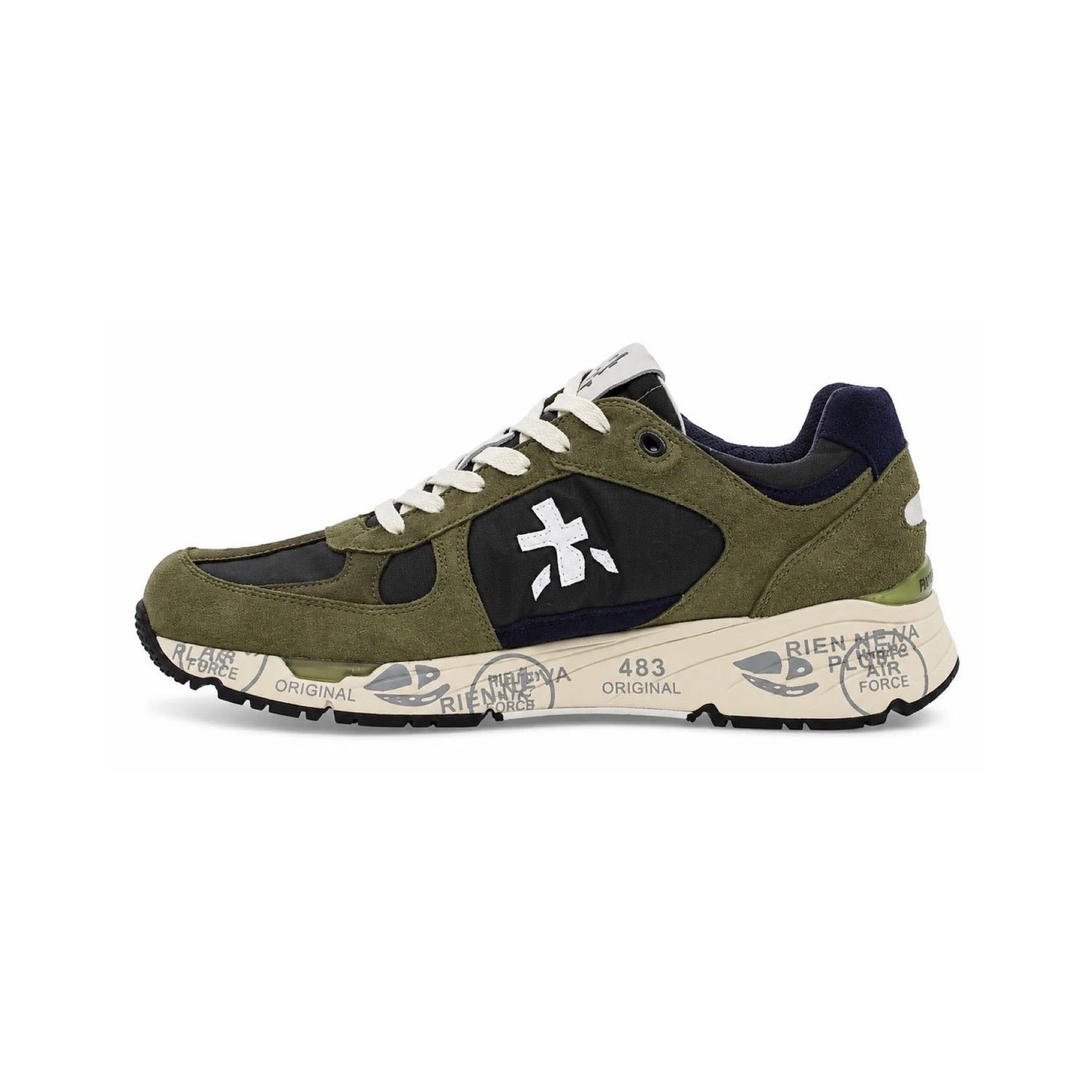 9714B995-FCD1-4DE0-9D04-79F6F8476A9B.jpg Premiata Mick 7721 Dark Blue / Dark Brown - Image 1
