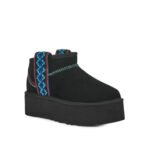UGG Classic Ultra Mini Platform Braid (Black) - Image 2