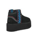 UGG Classic Ultra Mini Platform Braid (Black) - Image 3