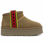 UGG Classic Ultra Mini Platform Braid (Brown) - Слика 2
